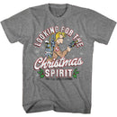 THE REAL GHOSTBUSTERS THE REALGHOSTBUSTERS CHRISTMAS SPIRIT S T-Shirt in Graphite Heather