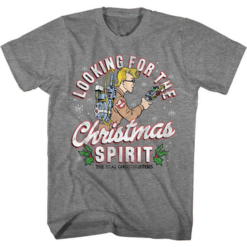 THE REAL GHOSTBUSTERS THE REALGHOSTBUSTERS CHRISTMAS SPIRIT S T-Shirt in Graphite Heather