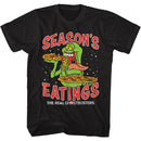THE REAL GHOSTBUSTERS SEASONS EATINGS S T-Shirt in Black