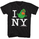 THE REAL GHOSTBUSTERS RGB I SLIMER NY S T-Shirt in Black