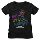 THE REAL GHOSTBUSTERS RGB NOT MY PROBLEM LADIES S T-Shirt in Black