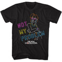 The Real Ghostbusters Rgb Not My Problem Adult T-Shirts