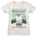 The Real Ghostbusters Rgb Stay Puft And Busters Ladies T-Shirts