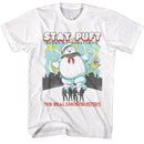 THE REAL GHOSTBUSTERS RGB STAY PUFT AND BUSTERS S T-Shirt in White