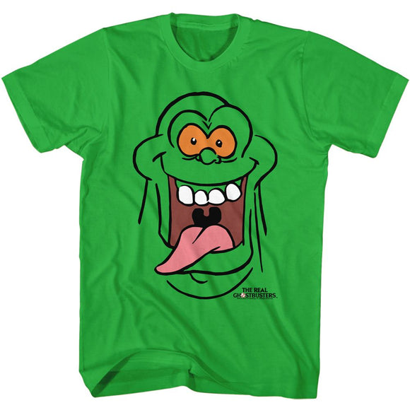 THE REAL GHOSTBUSTERS REAL GHOSTBUSTERS RGB SLIMER FACE S T-Shirt in Kelly