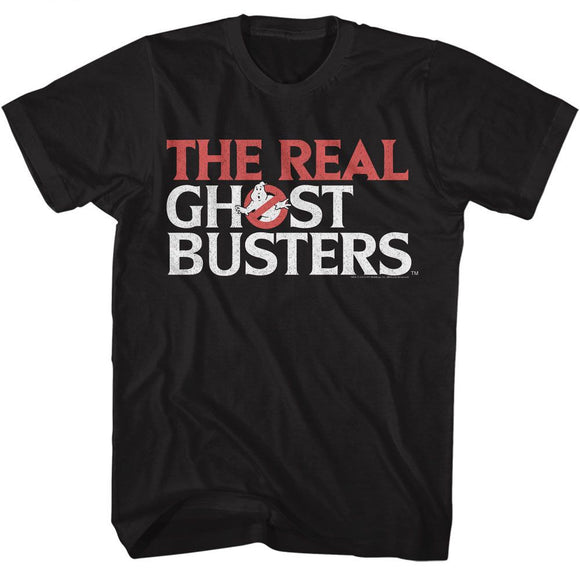 THE REAL GHOSTBUSTERS RGB LOGO S T-Shirt in Black
