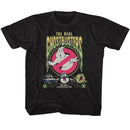 THE REAL GHOSTBUSTERS REAL GHOSTBUSTERS RGB SLIME TEXT TODDLER 2T T-Shirt in Black