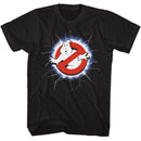 THE REAL GHOSTBUSTERS REAL GHOSTBUSTERS RGB LIGHTNING AND LOGO S T-Shirt in Black