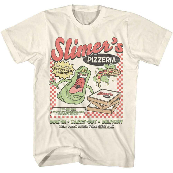 THE REAL GHOSTBUSTERS REAL GHOSTBUSTERS RGB SLIMERS PIZZERIA S T-Shirt in Natural