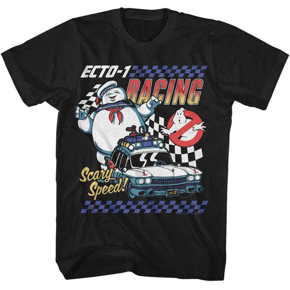 THE REAL GHOSTBUSTERS REAL GHOSTBUSTERS RGB ECTO 1 RACING S T-Shirt in Black