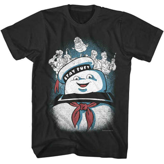 The Real Ghostbusters Rgb Stay Puft And Ghostbusters Adult T-Shirts