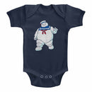 THE REAL GHOSTBUSTERS MR STAY PUFT INFANT 6M T-Shirt in NAVY
