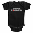 THE REAL GHOSTBUSTERS LOGO INFANT 6M T-Shirt in Black