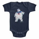 THE REAL GHOSTBUSTERS MR STAY PUFT 2 INFANT 6M T-Shirt in NAVY