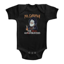 THE REAL GHOSTBUSTERS MR SANDMAN INFANT 6M T-Shirt in Black