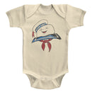 THE REAL GHOSTBUSTERS STAY PUFT HEAD INFANT 6M T-Shirt in Natural