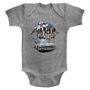 THE REAL GHOSTBUSTERS BUSTIN BUDDIES INFANT 6M T-Shirt in GRAY Heather