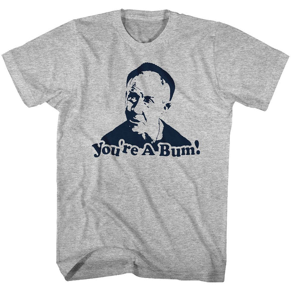 ROCKY YOURE A BUM S T-Shirt in GRAY Heather
