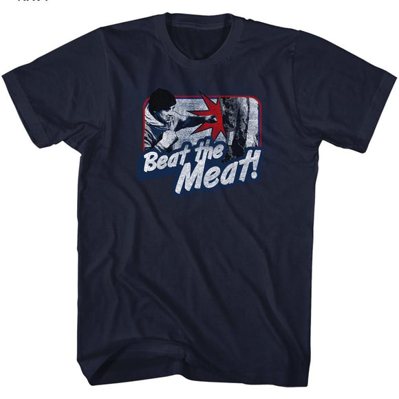 ROCKY BEAT THE MEAT S T-Shirt in NAVY