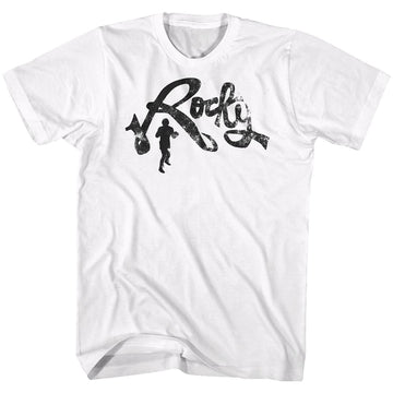 ROCKY CURSIVE S T-Shirt in White