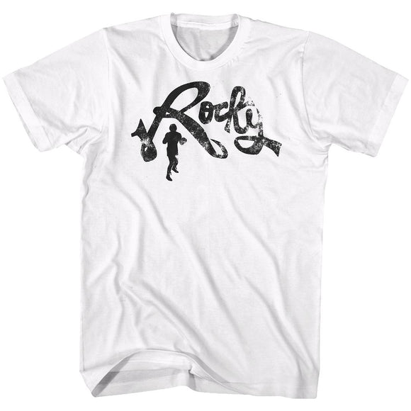 ROCKY CURSIVE S T-Shirt in White