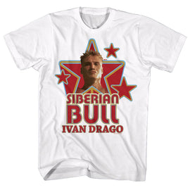 ROCKY SIBERIAN BULL S T-Shirt in White