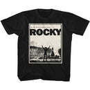 ROCKY MILLION TO ONE YOUTH XS 5 6 T-Shirt in Black