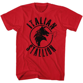 ROCKY STALLION S T-Shirt in RED
