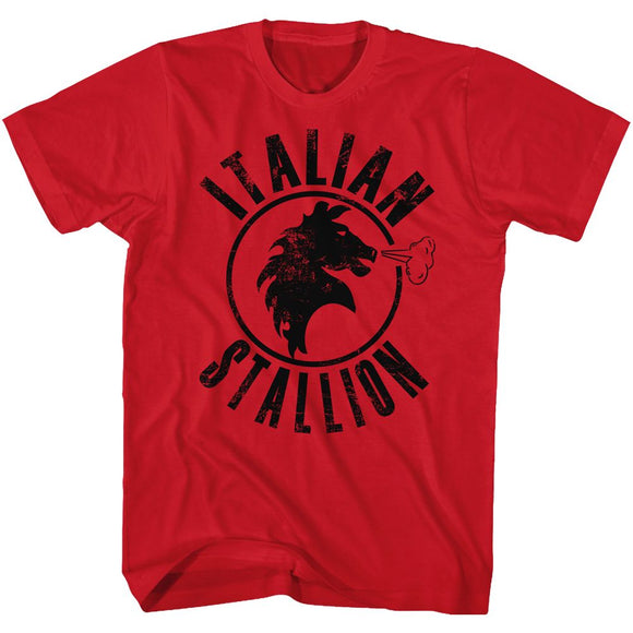 ROCKY STALLION S T-Shirt in RED