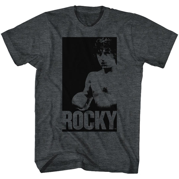 ROCKY IN A BOX S T-Shirt in Black Heather