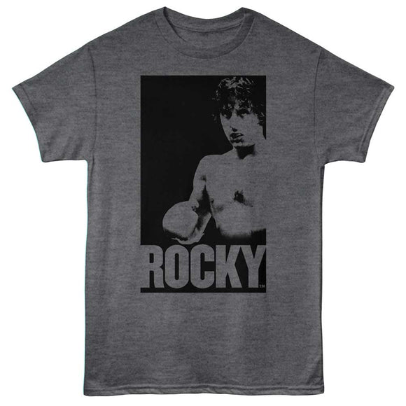 ROCKY IN A BOX S T-Shirt in Heather Charcoal
