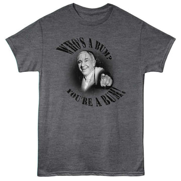 ROCKY WHOS A BUM S T-Shirt in Heather Charcoal