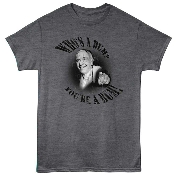 ROCKY WHOS A BUM S T-Shirt in Heather Charcoal