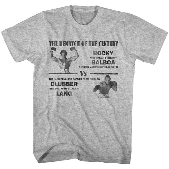 ROCKY MATCH OF THE CENTURY S T-Shirt in GRAY Heather