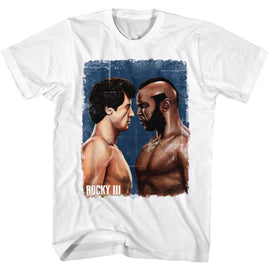 ROCKY VS CLUBBER PAINTING S T-Shirt in White