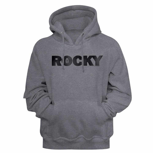 Rocky Logo Gunmetal Heather Hooded Sweatshirt