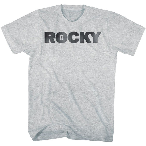 ROCKY LOGO S T-Shirt in GRAY Heather