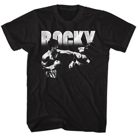 ROCKY KNOCKOUT S T-Shirt in Black
