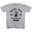 ROCKY TRAINING TODDLER 2T T-Shirt in GRAY Heather