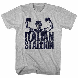 ROCKY CLASSIC STALLION S T-Shirt in GRAY Heather