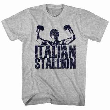 ROCKY CLASSIC STALLION S T-Shirt in GRAY Heather