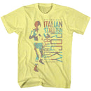 ROCKY ITALY MAN S T-Shirt in Yellow Heather