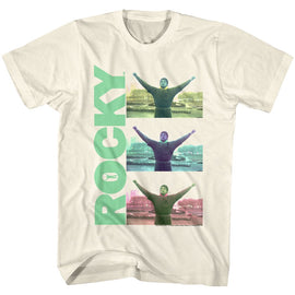 ROCKY TRIPLE VICTORY S T-Shirt in Natural