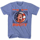 ROCKY BLUEBERRY STROKE S T-Shirt in Light BLUE Heather