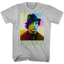 ROCKY COLORFUL ROCKS S T-Shirt in GRAY Heather