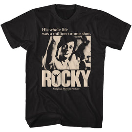 ROCKY GREASED LIGHTNING S T-Shirt in Black
