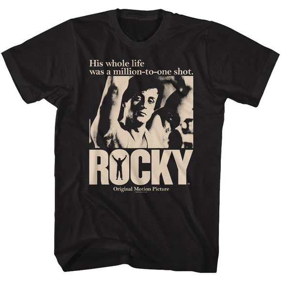 ROCKY GREASED LIGHTNING S T-Shirt in Black
