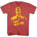 ROCKY BREAK YOU S T-Shirt in RED Heather