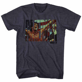 ROCKY AMERICA S T-Shirt in NAVY Heather
