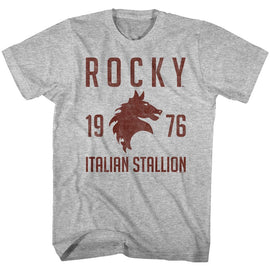 ROCKY VINTAGE 1976 S T-Shirt in GRAY Heather